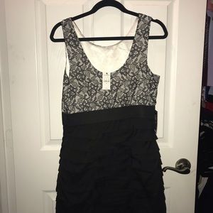 New! Express Lace Top Sheath Dress